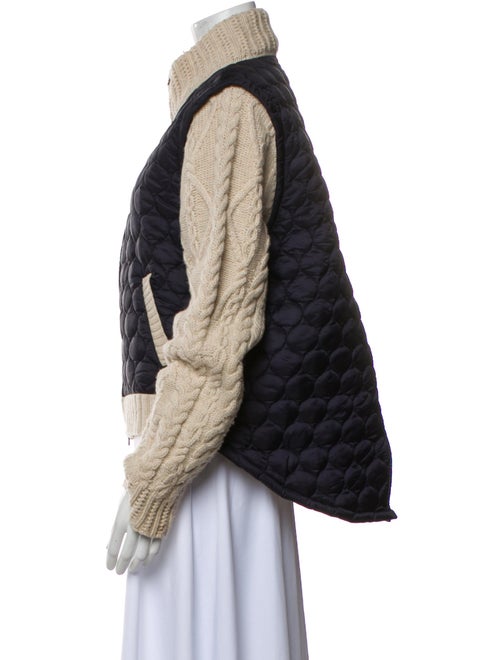 Veronica Beard Lambswool Printed Bomber Jacket