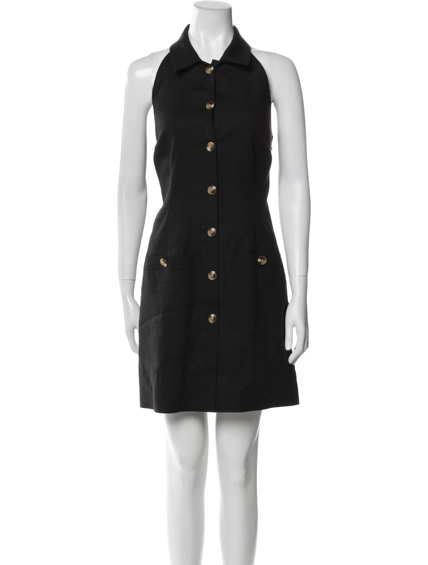 Veronica Beard Halterneck Mini Dress