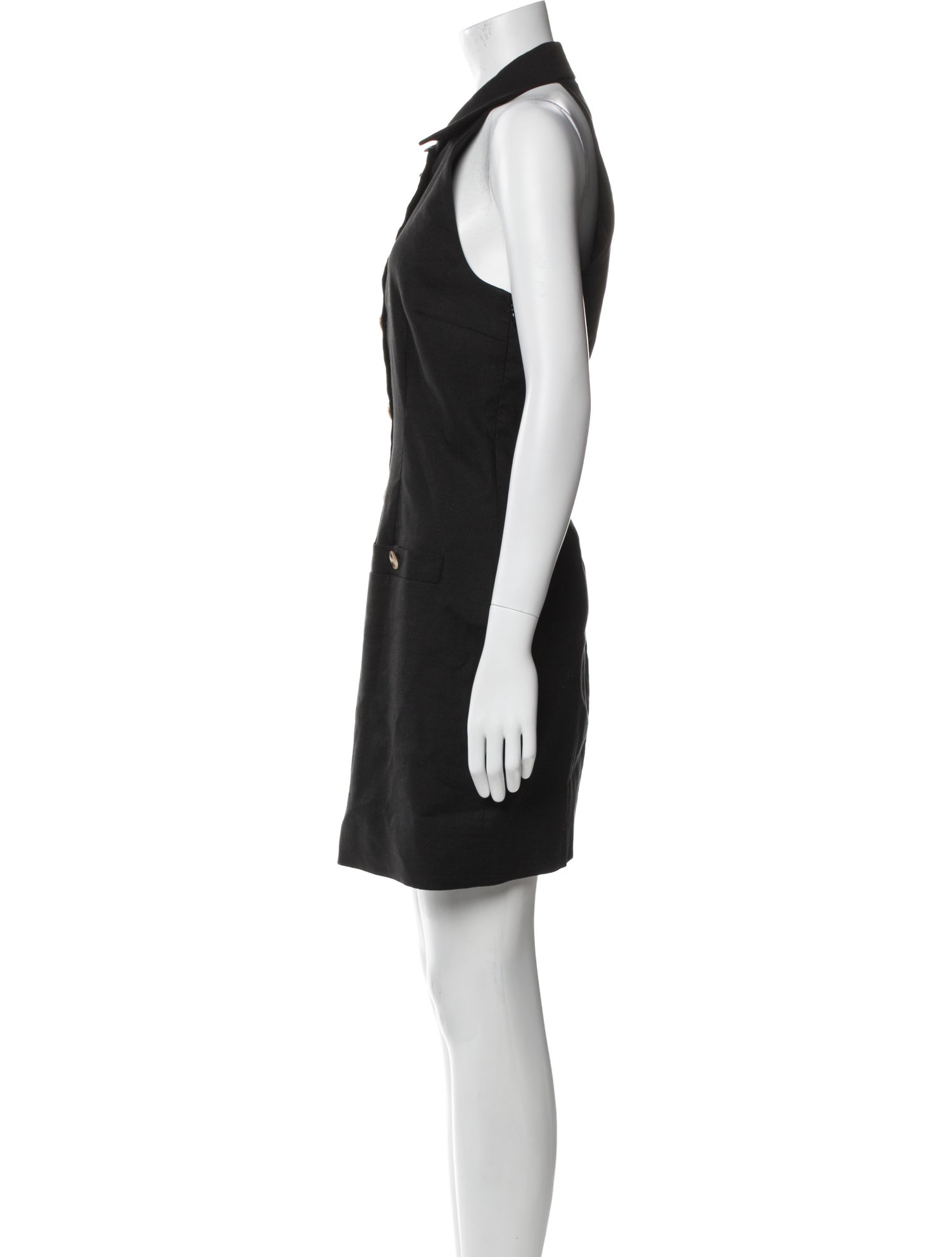 Veronica Beard Halterneck Mini Dress