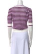 Veronica Beard Striped V-Neck Sweater
