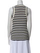 Veronica Beard Striped Scoop Neck Top