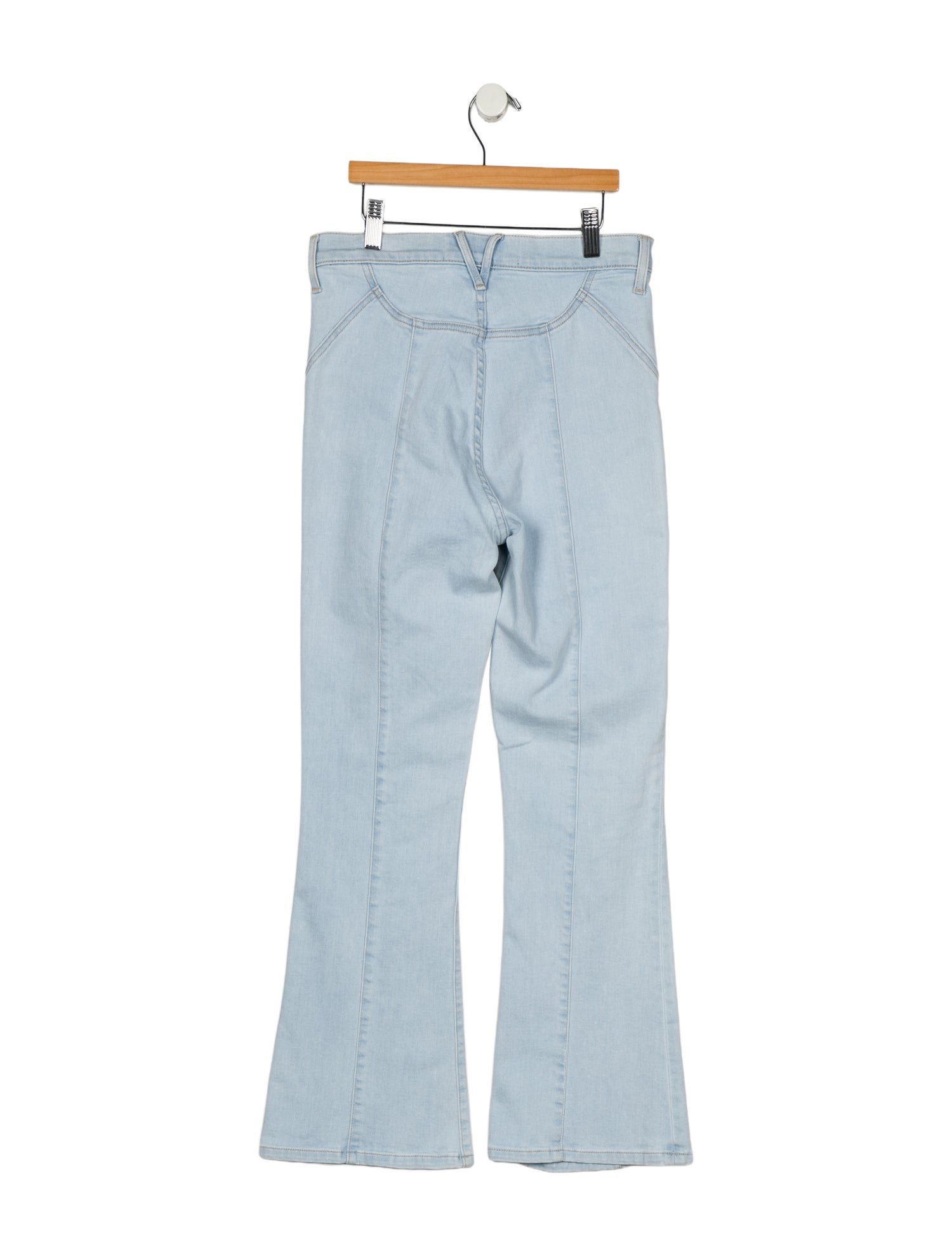 Veronica Beard High-Rise Wide Leg Jeans