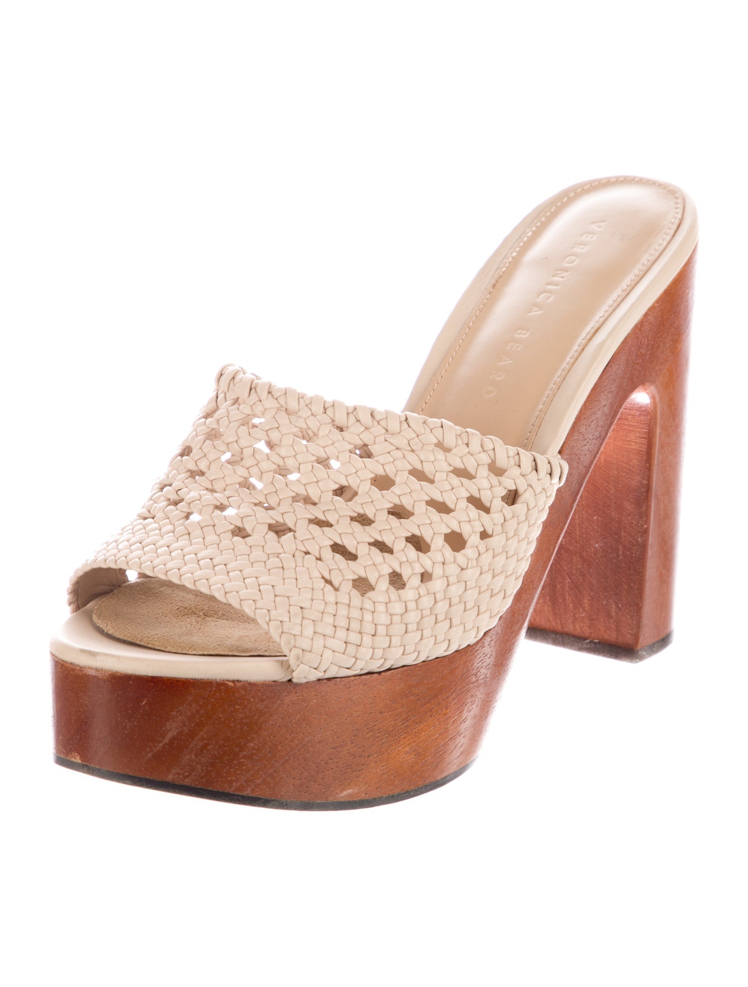 Veronica Beard Leather Mules