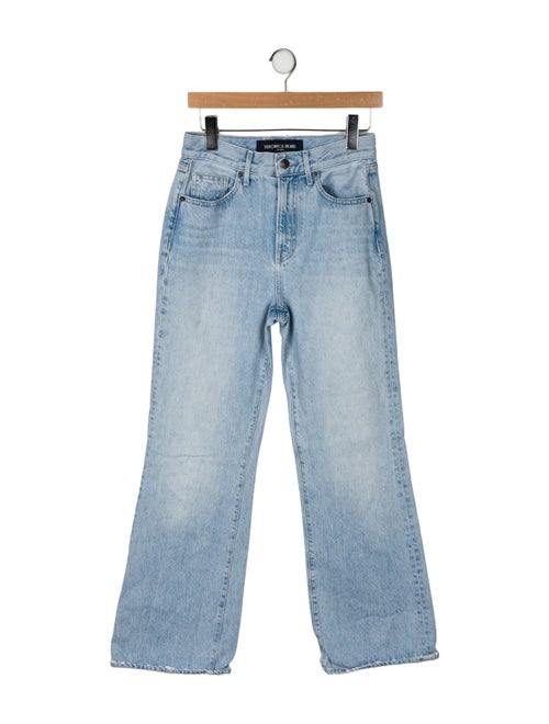 Veronica Beard High-Rise Wide Leg Jeans