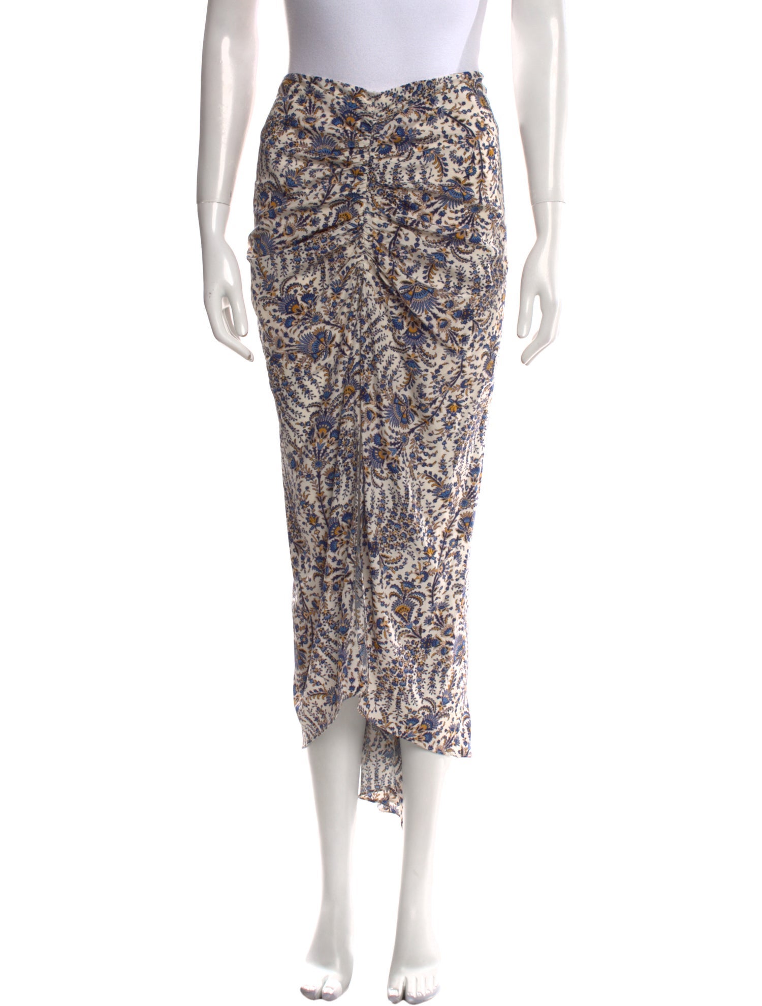 Veronica Beard Silk Midi Length Skirt