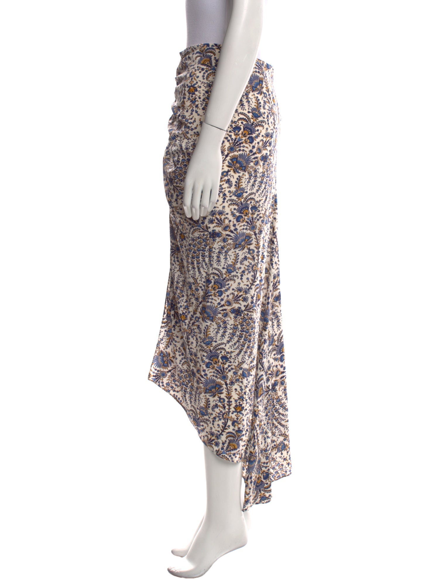 Veronica Beard Silk Midi Length Skirt