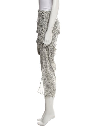 Veronica Beard Silk Midi Length Skirt