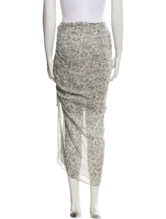Veronica Beard Silk Midi Length Skirt