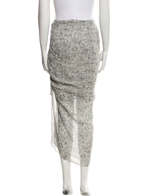 Veronica Beard Silk Midi Length Skirt