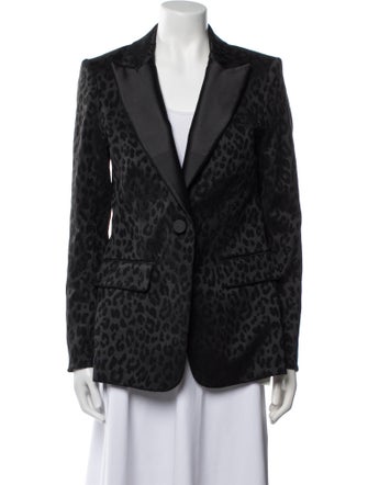 Veronica Beard Animal Print Blazer