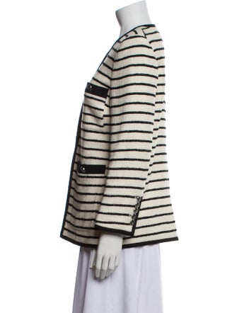 Veronica Beard Striped Evening Jacket