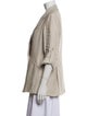 Veronica Beard Linen Striped Blazer