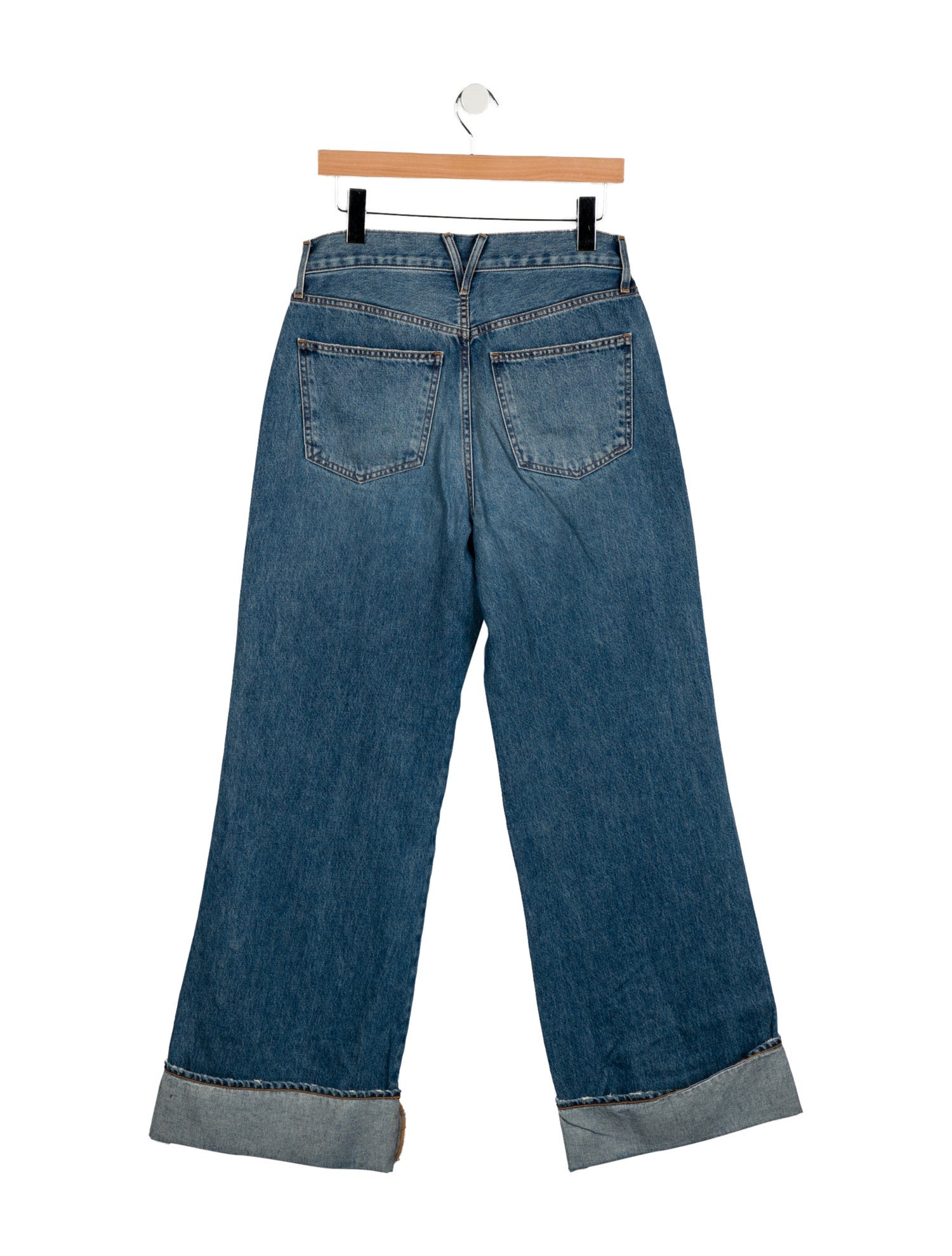 Veronica Beard High-Rise Wide Leg Jeans