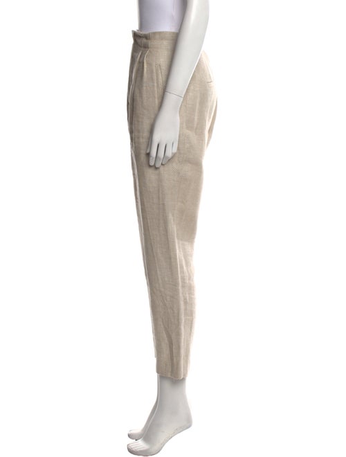 Veronica Beard Linen Straight Leg Pants