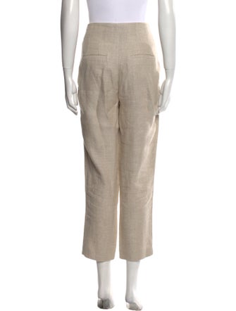 Veronica Beard Linen Straight Leg Pants