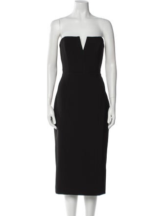 Veronica Beard Strapless Knee-Length Dress