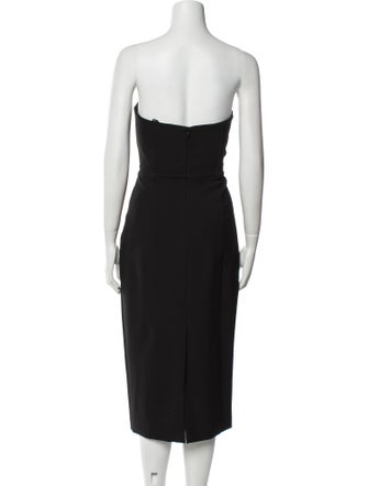 Veronica Beard Strapless Knee-Length Dress