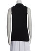 Veronica Beard Mock Neck Sleeveless Top