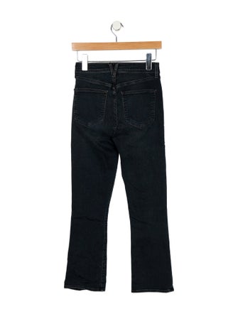 Veronica Beard High-Rise Straight Leg Jeans