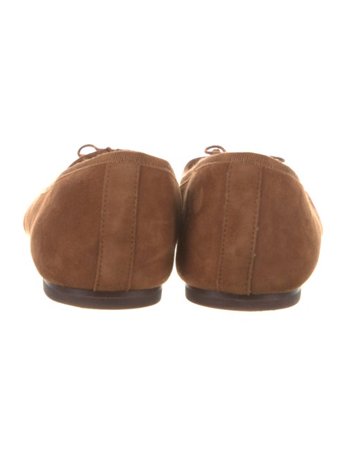 Veronica Beard Suede Bow Accents Ballet Flats