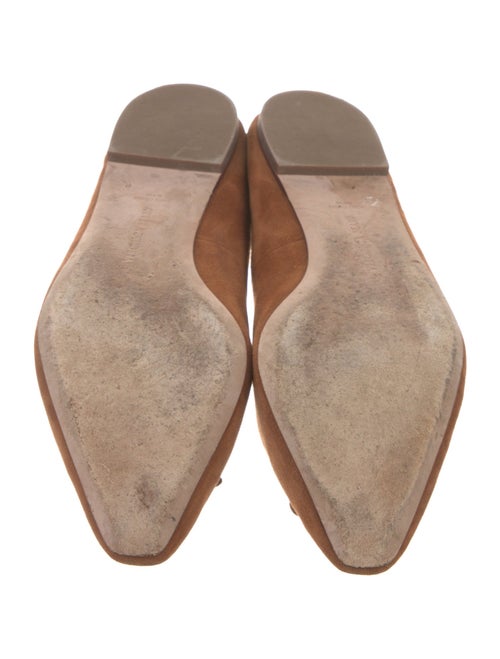 Veronica Beard Suede Bow Accents Ballet Flats
