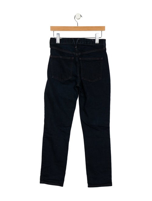Veronica Beard High-Rise Straight Leg Jeans