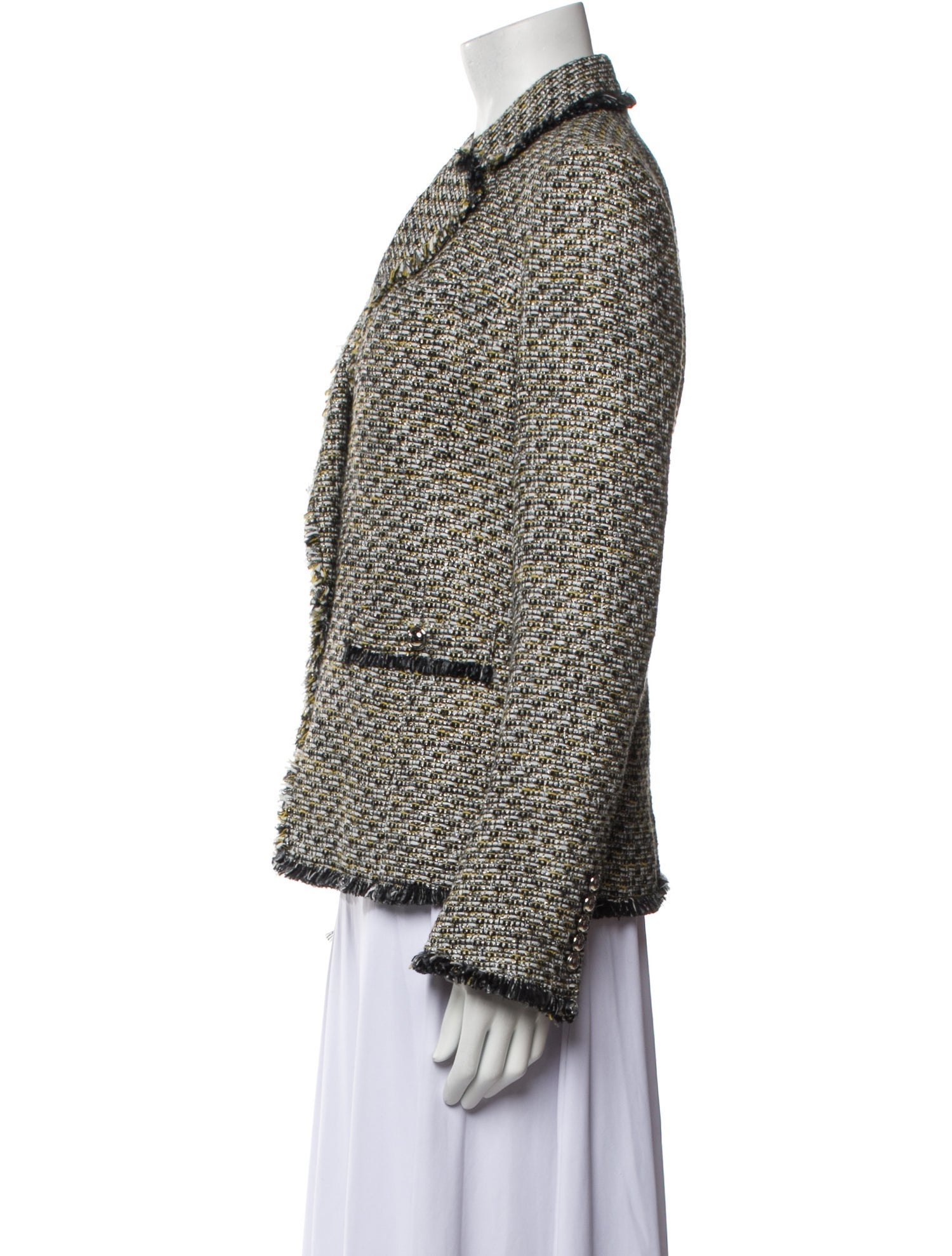 Veronica Beard Tweed Pattern Blazer