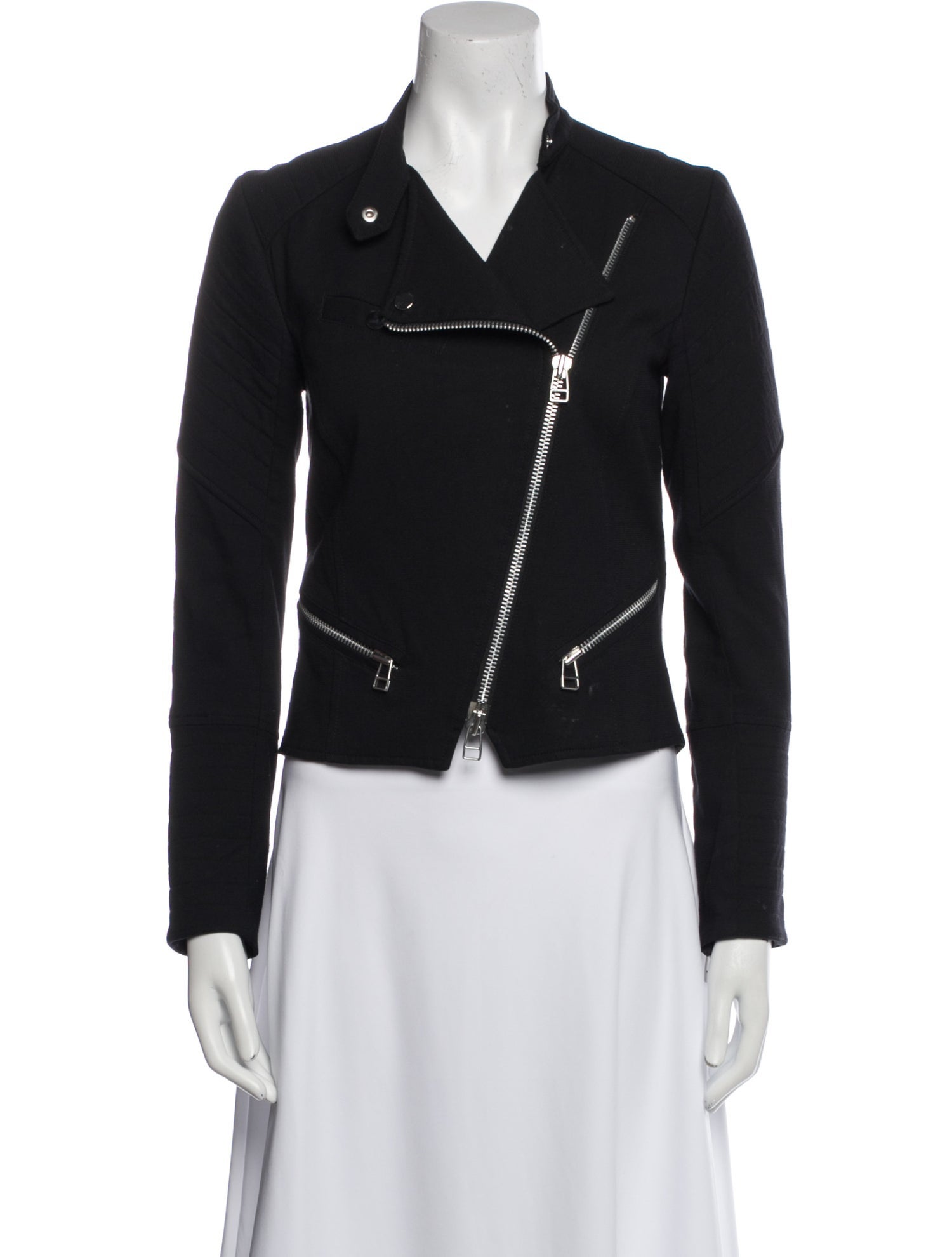 Veronica Beard Nylon Biker Jacket
