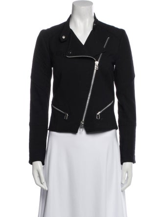 Veronica Beard Nylon Biker Jacket