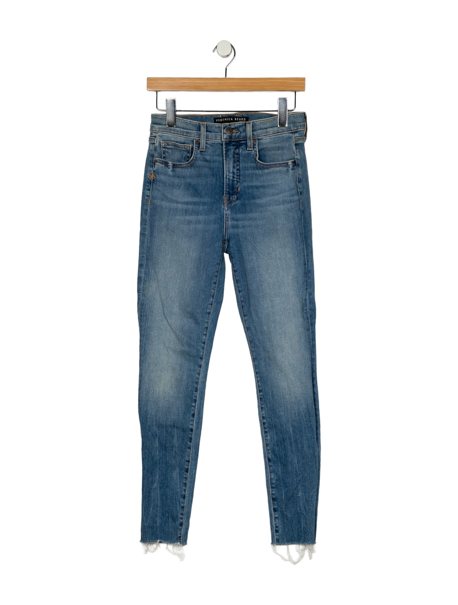 Veronica Beard High-Rise Skinny Leg Jeans