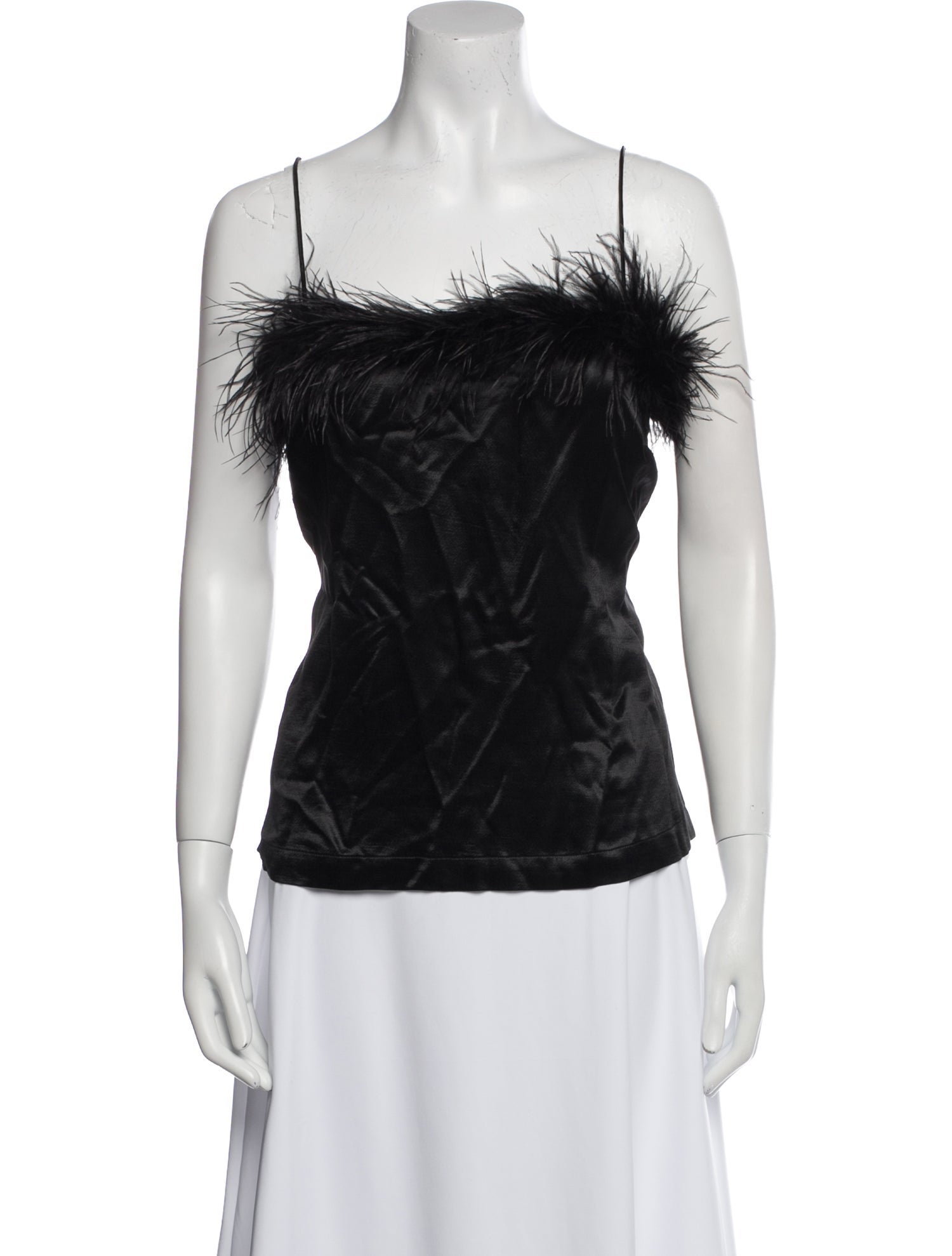 Veronica Beard Square Neckline Sleeveless Top