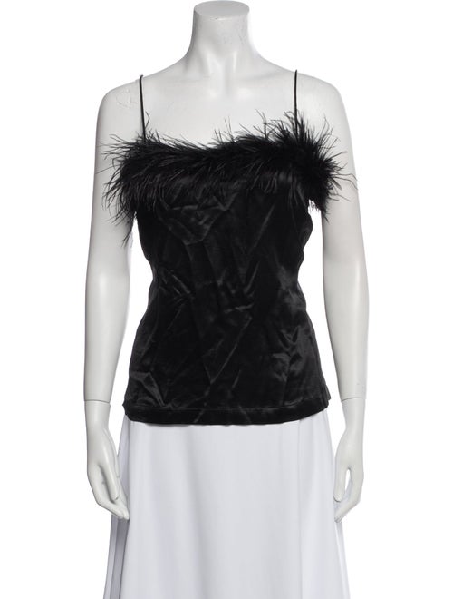 Veronica Beard Square Neckline Sleeveless Top