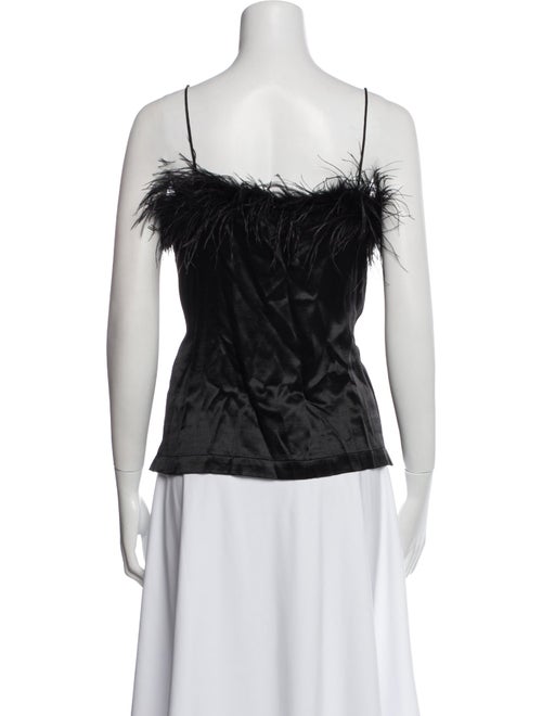 Veronica Beard Square Neckline Sleeveless Top