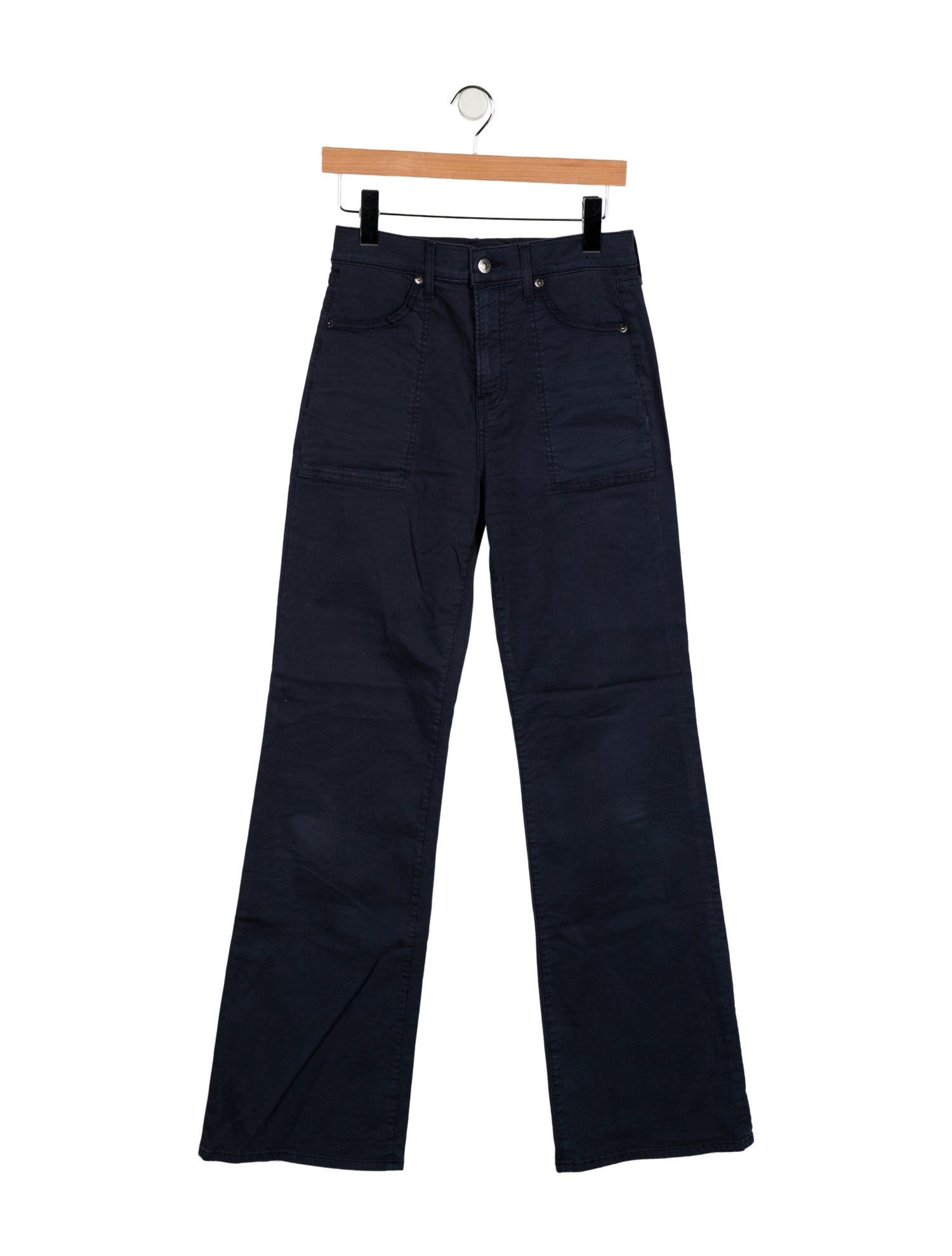 Veronica Beard High-Rise Wide Leg Jeans