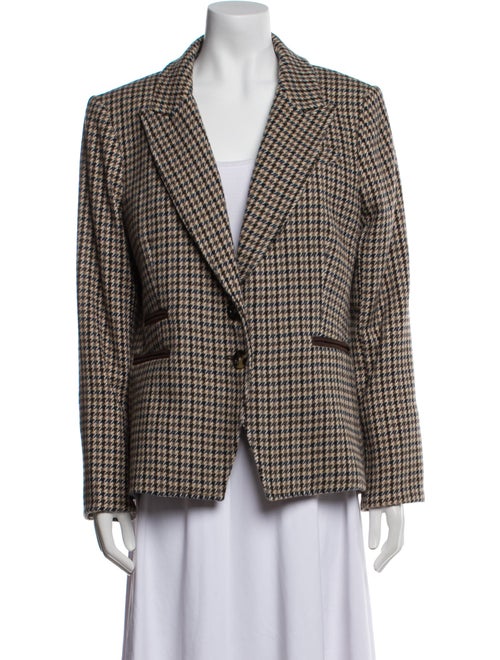 Veronica Beard Houndstooth Print Blazer