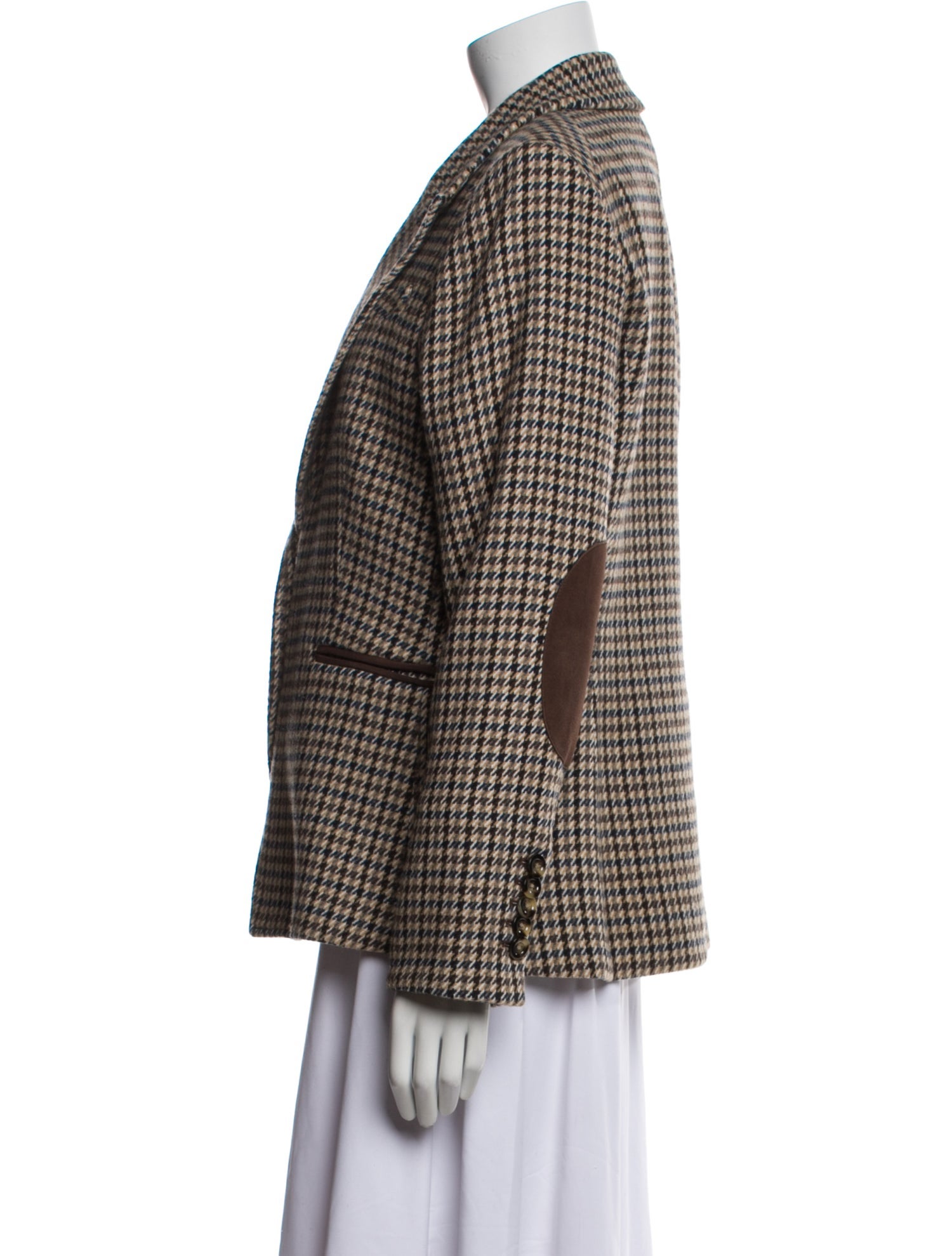 Veronica Beard Houndstooth Print Blazer