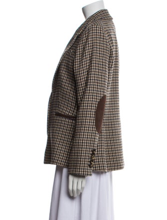 Veronica Beard Houndstooth Print Blazer
