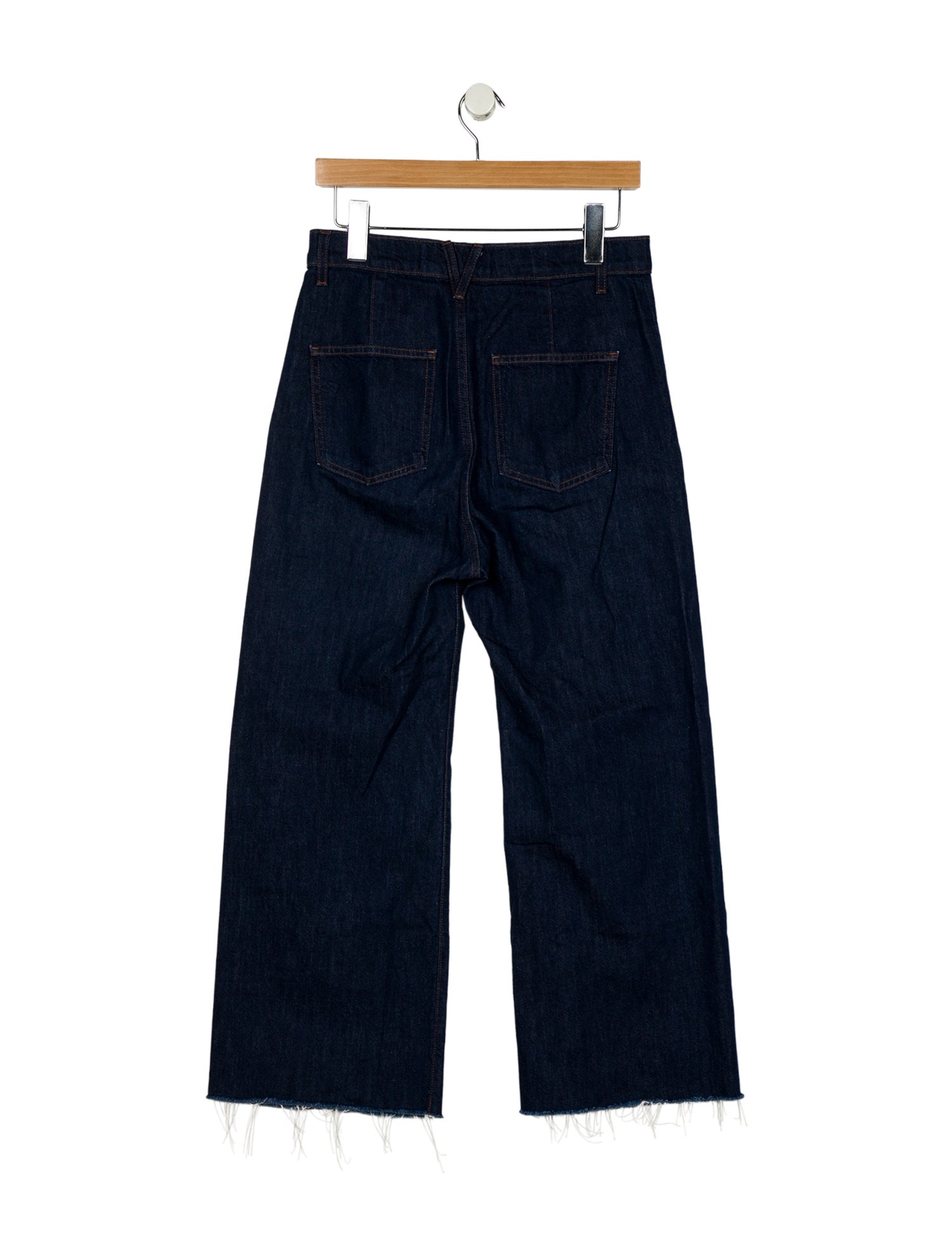 Veronica Beard High-Rise Wide Leg Jeans