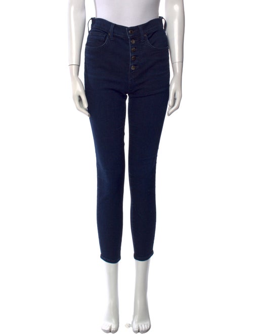 Veronica Beard Mid-Rise Skinny Leg Jeans