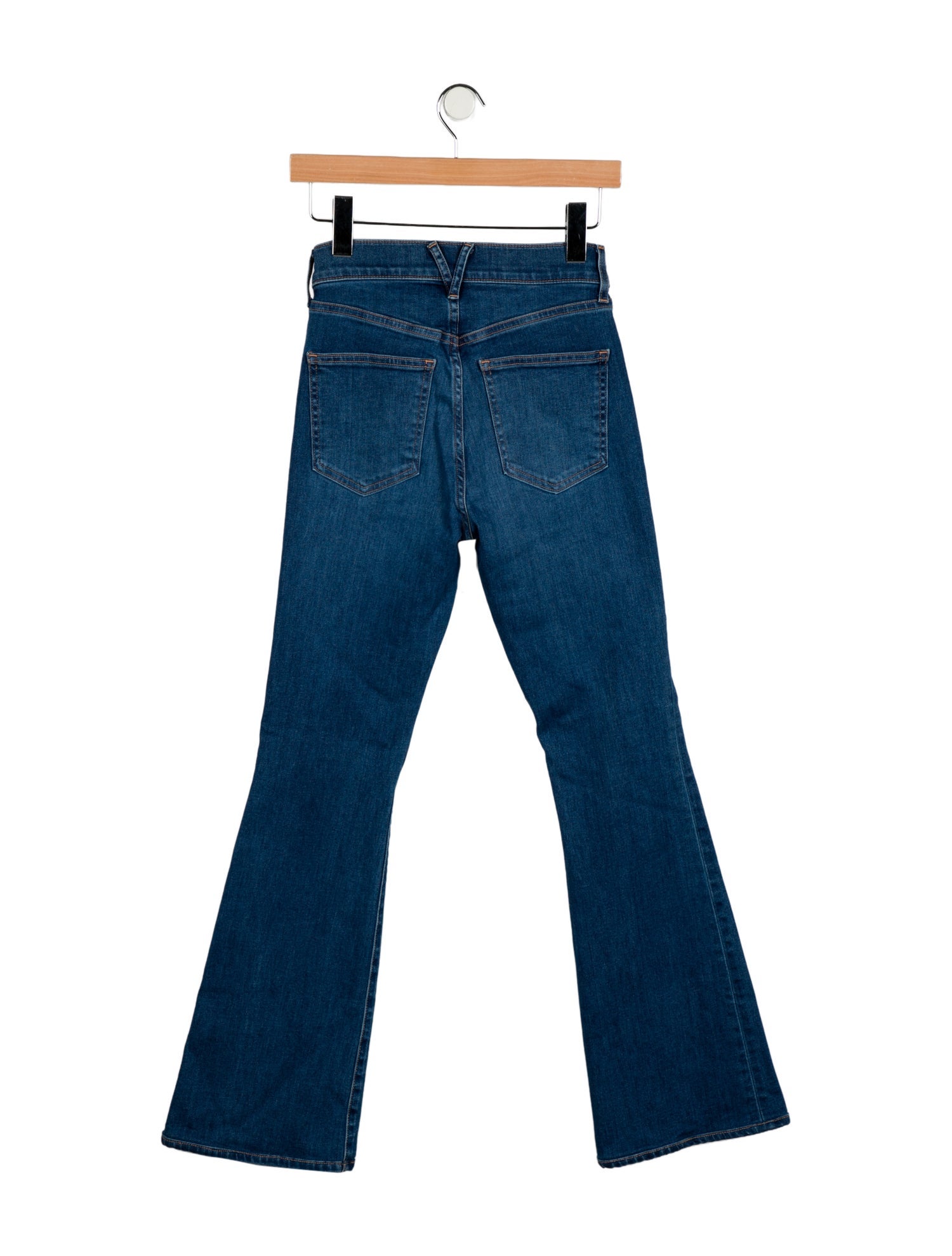 Veronica Beard Mid-Rise Wide Leg Jeans