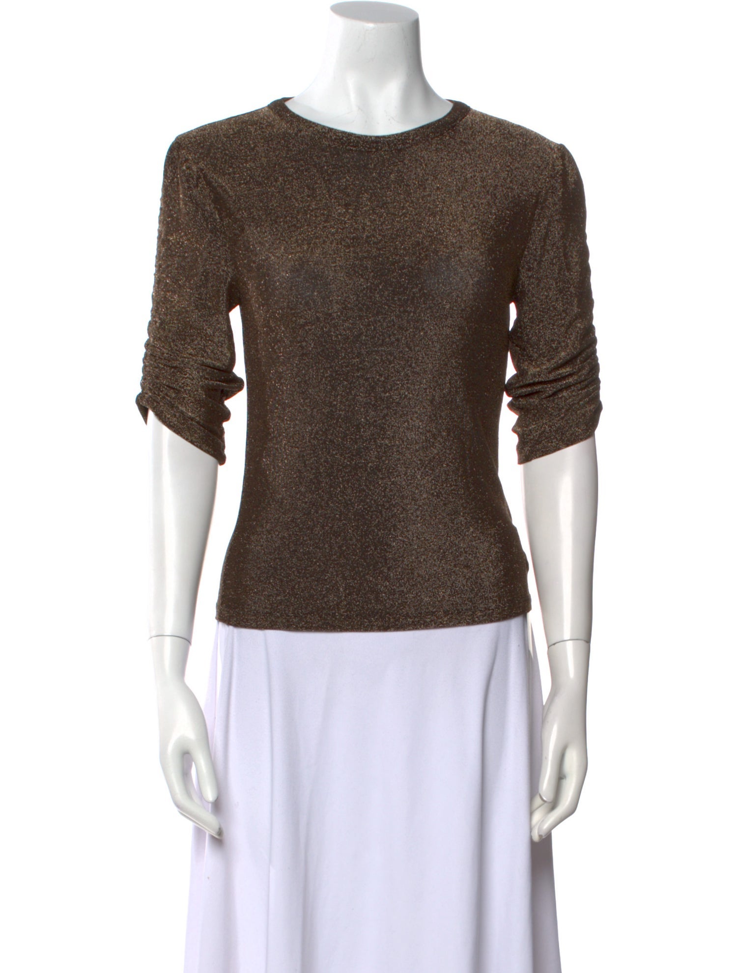 Veronica Beard Crew Neck Three-Quarter Sleeve Top w/ Tags