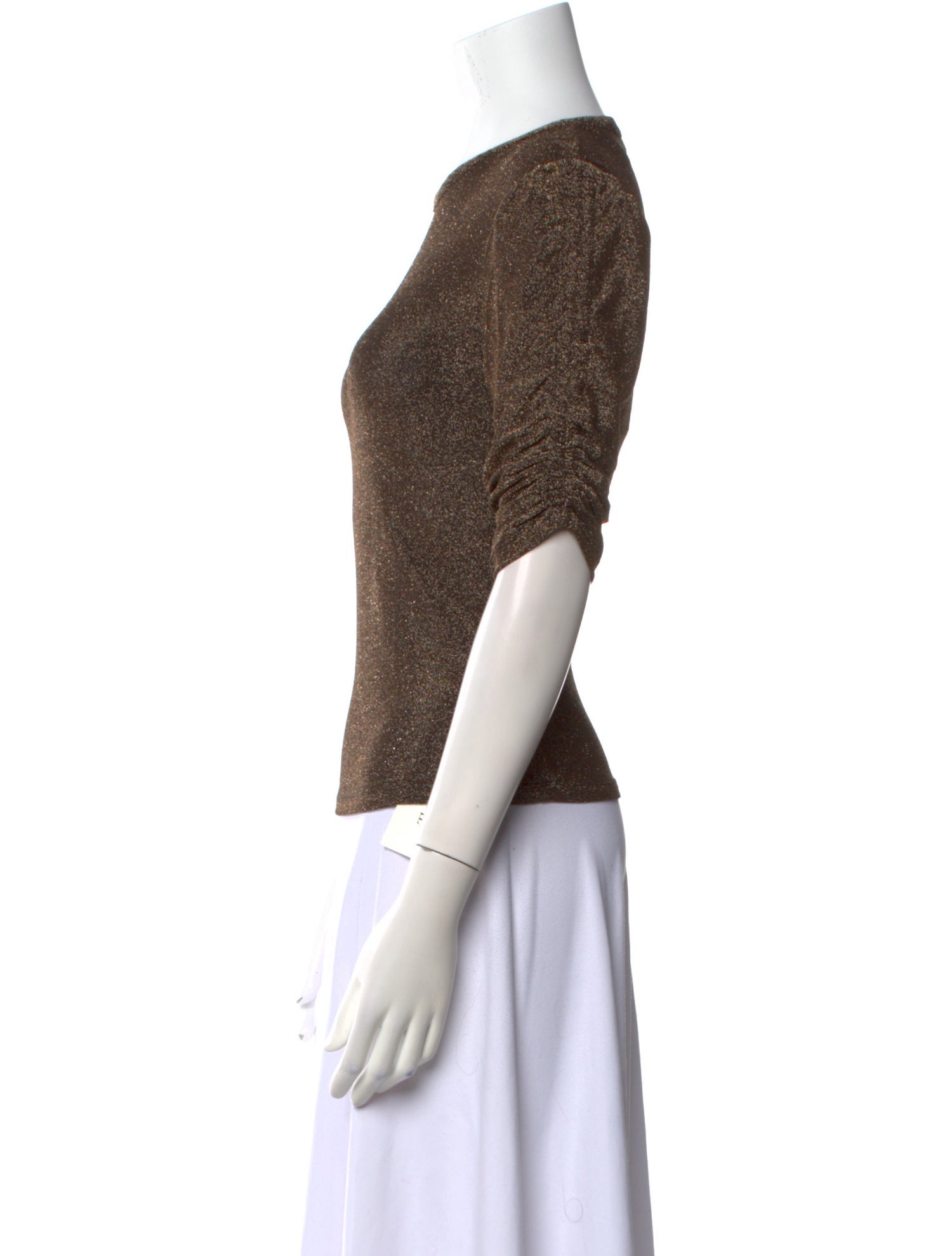 Veronica Beard Crew Neck Three-Quarter Sleeve Top w/ Tags