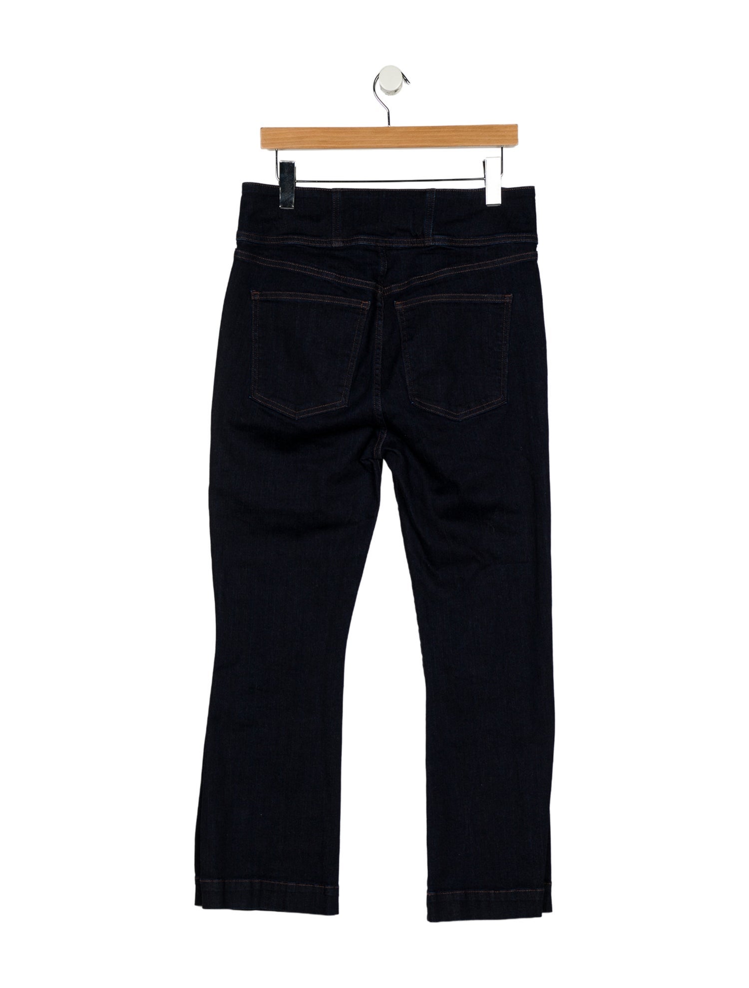 Veronica Beard High-Rise Straight Leg Jeans