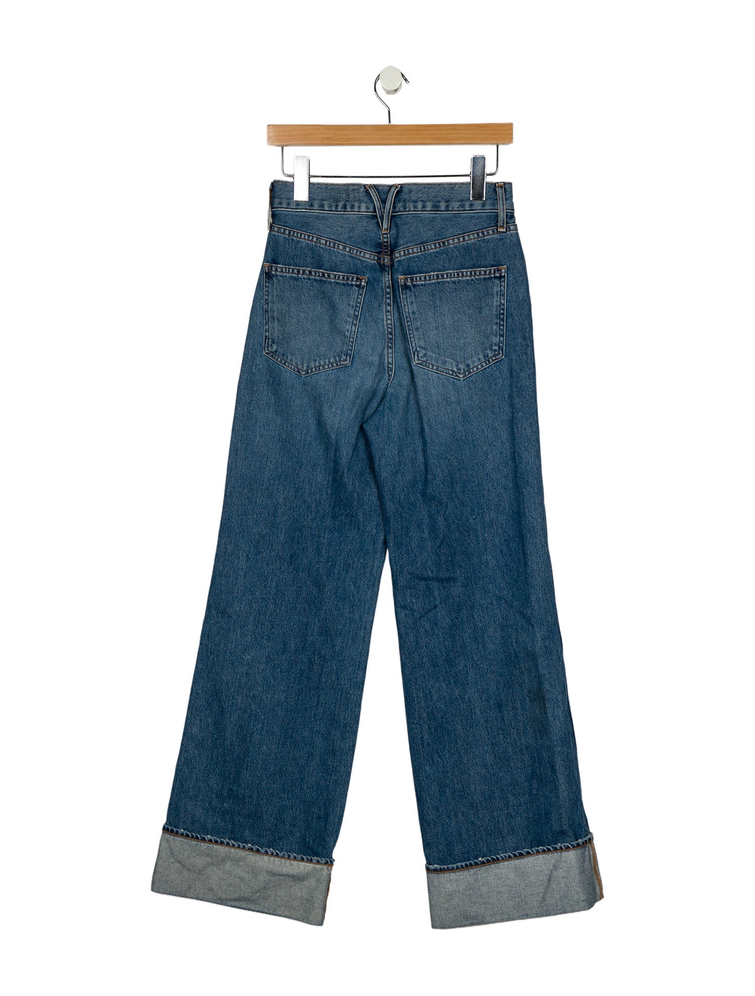 Veronica Beard High-Rise Wide Leg Jeans