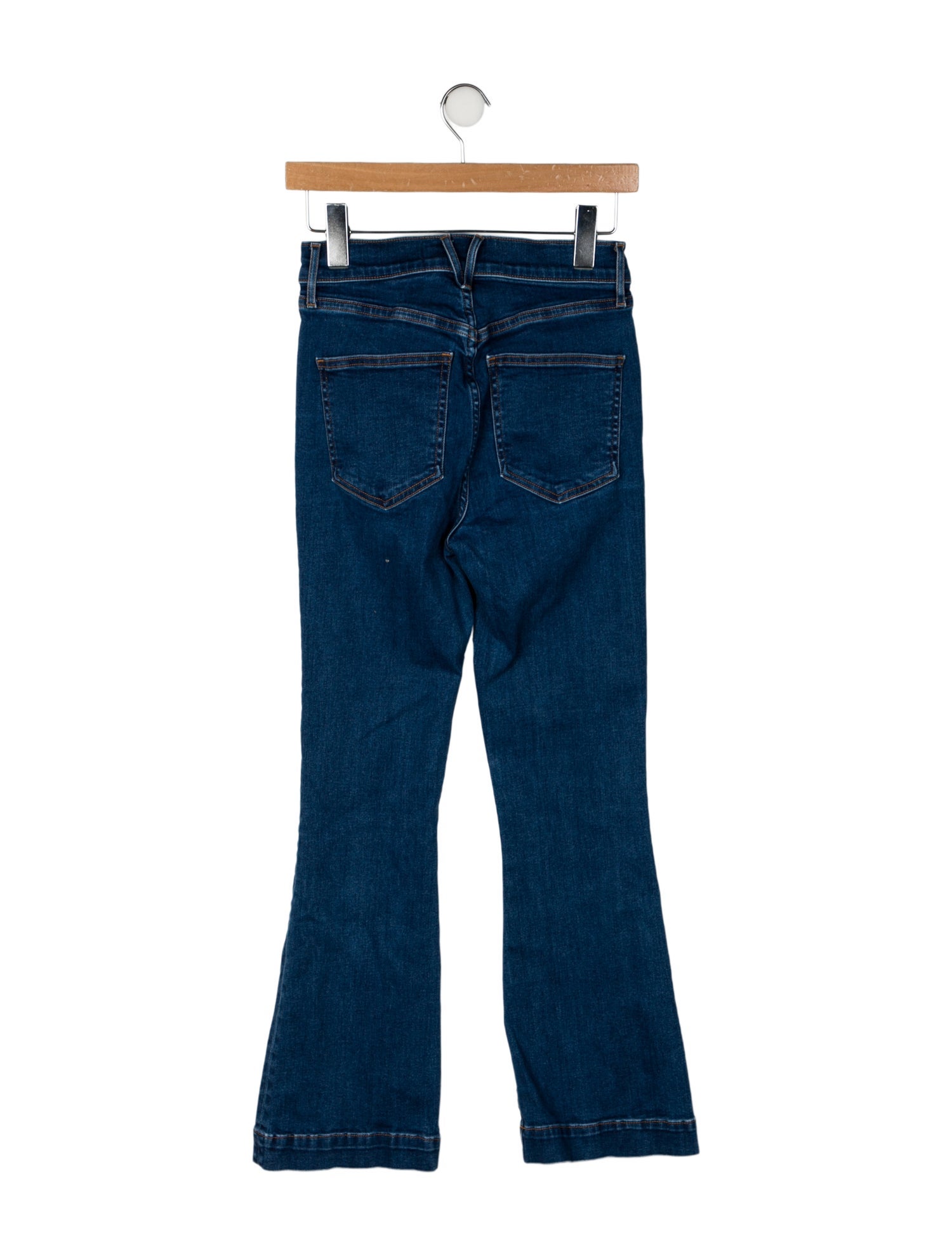 Veronica Beard Mid-Rise Straight Leg Jeans