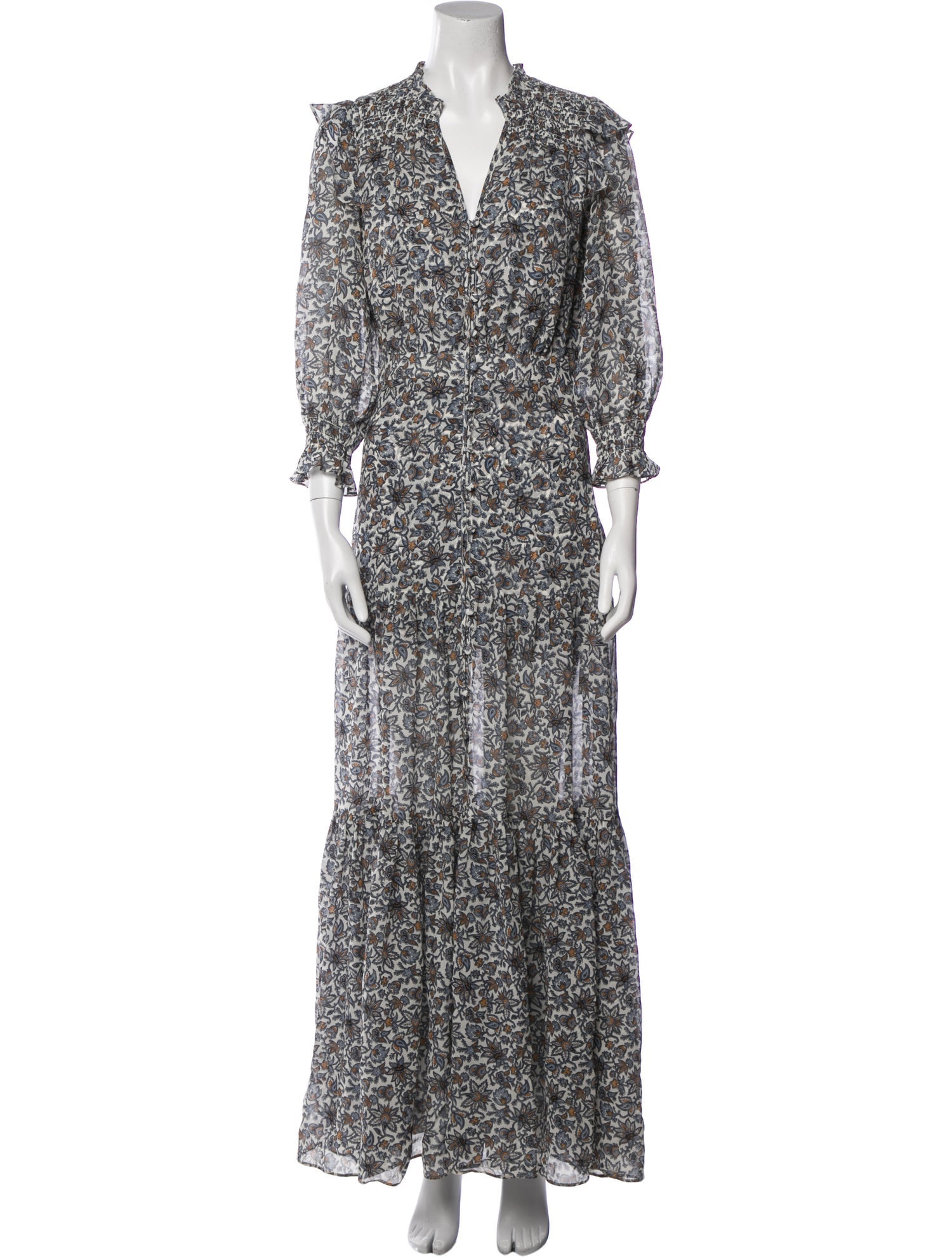 Veronica Beard Silk Long Dress