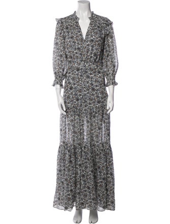 Veronica Beard Silk Long Dress