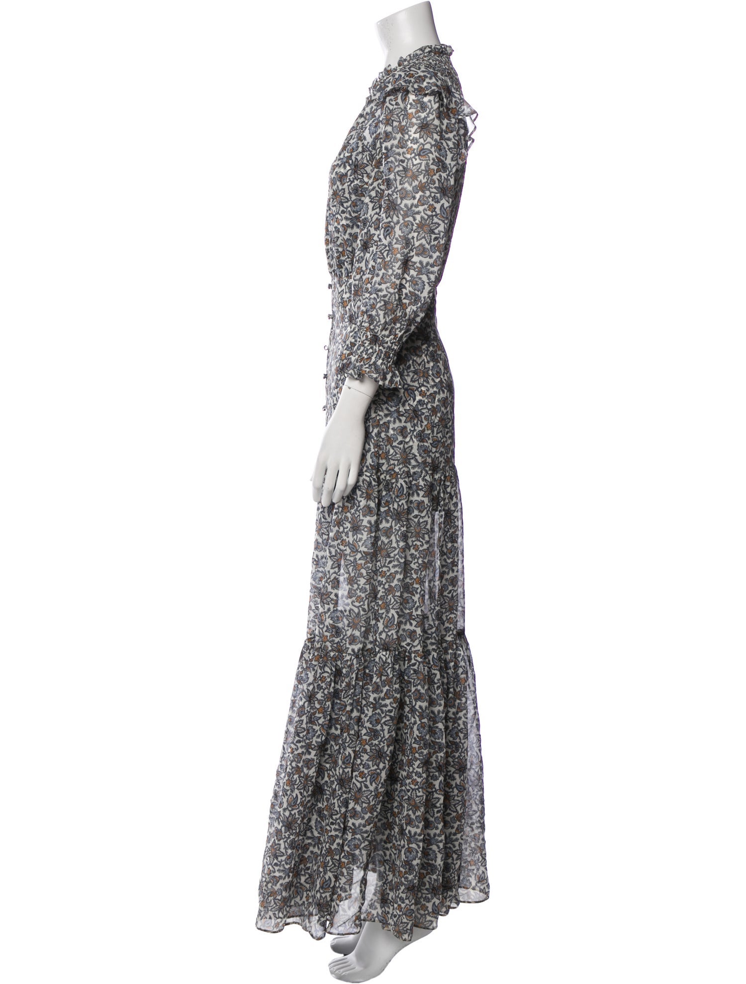 Veronica Beard Silk Long Dress