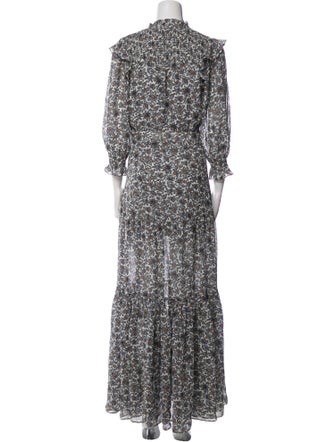 Veronica Beard Silk Long Dress