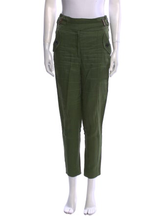 Veronica Beard Linen Skinny Leg Pants